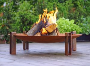 Rusting Fire Pit