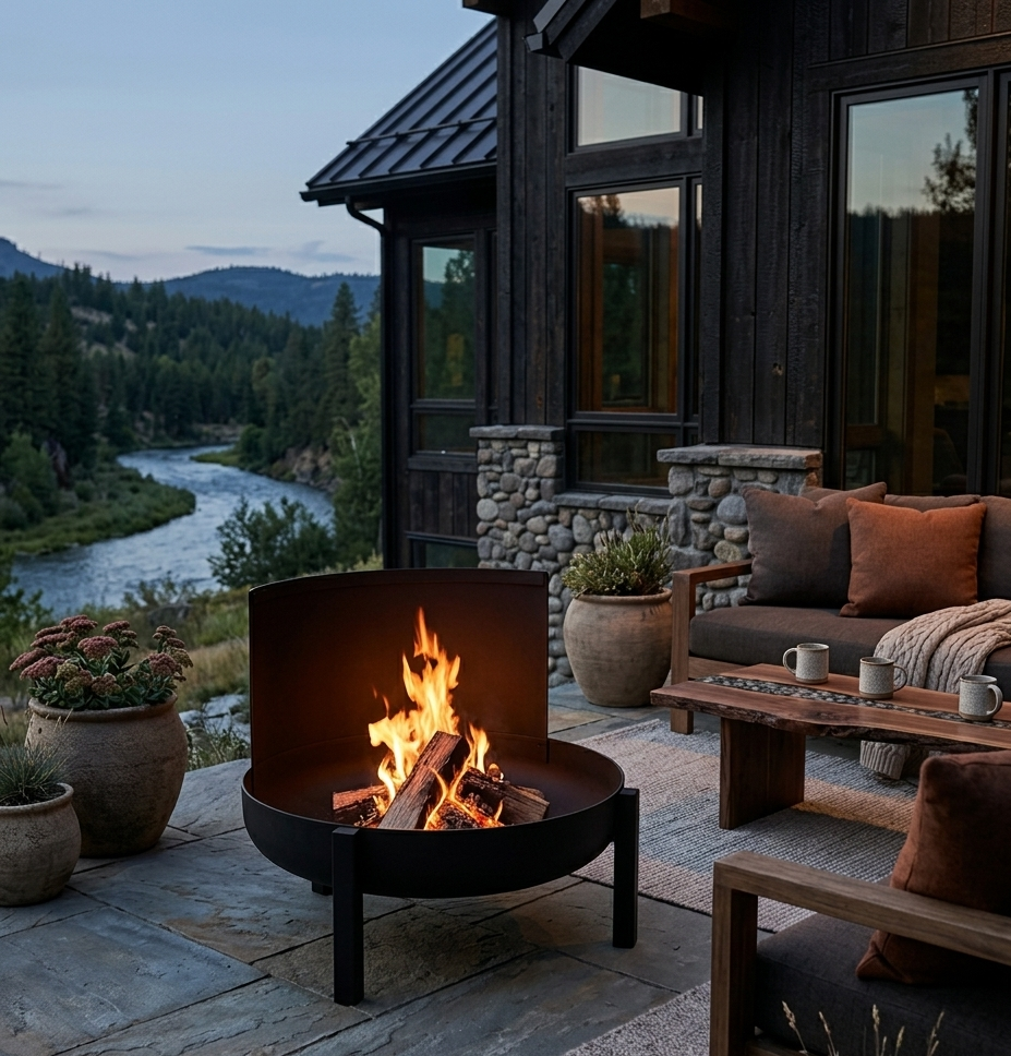 Fire Pit Windshield